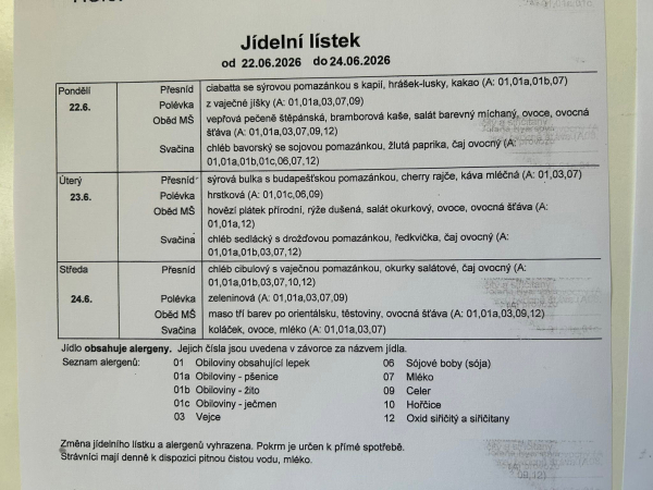Týden 22.-24.6.2026